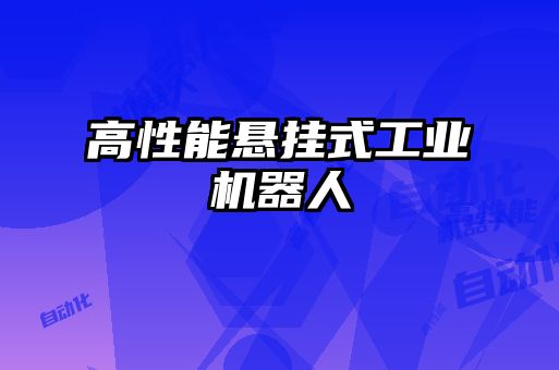 高性能懸掛式工業(yè)機器人