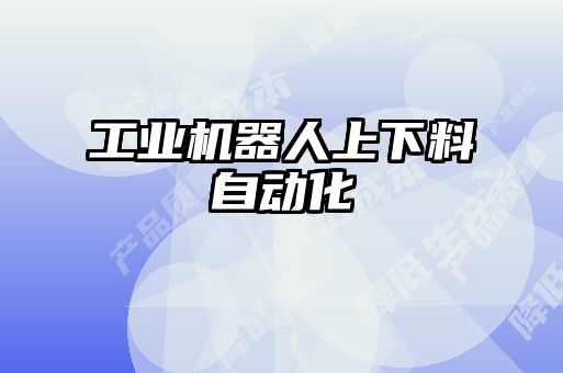 工業(yè)機器人上下料自動化