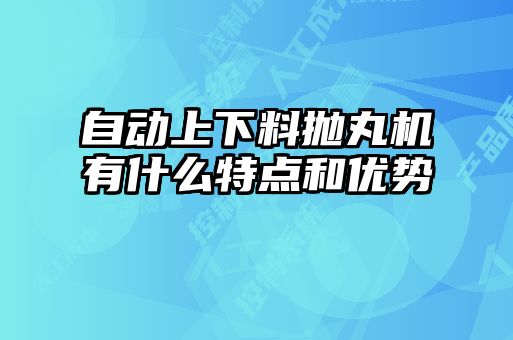 自動上下料拋丸機有什么特點和優(yōu)勢